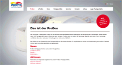Desktop Screenshot of probon.ch